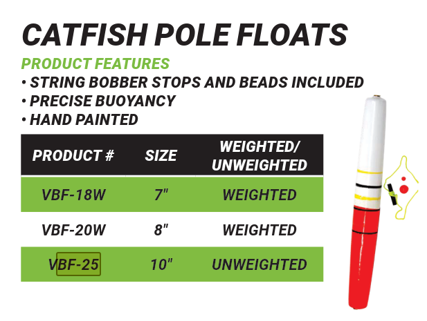 Vanguard Catfish Pole Float W/Stop