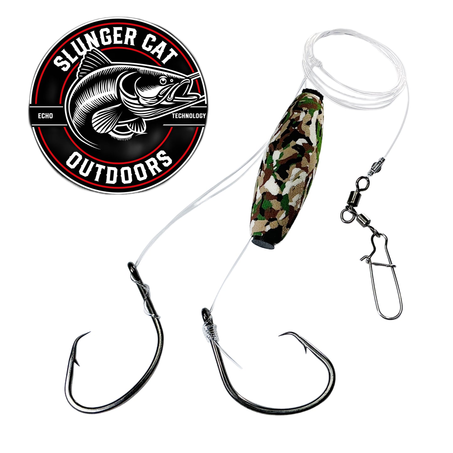 Slunger Cat Bullseye Double Hook Dragging Rig