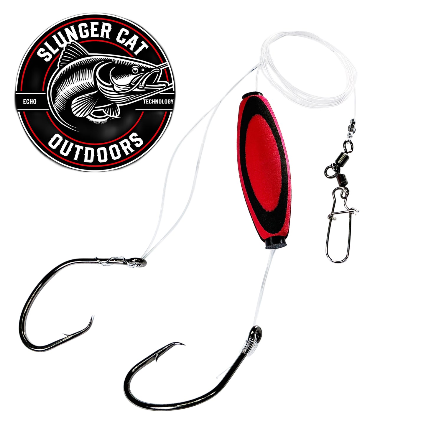 Slunger Cat Bullseye Double Hook Dragging Rig