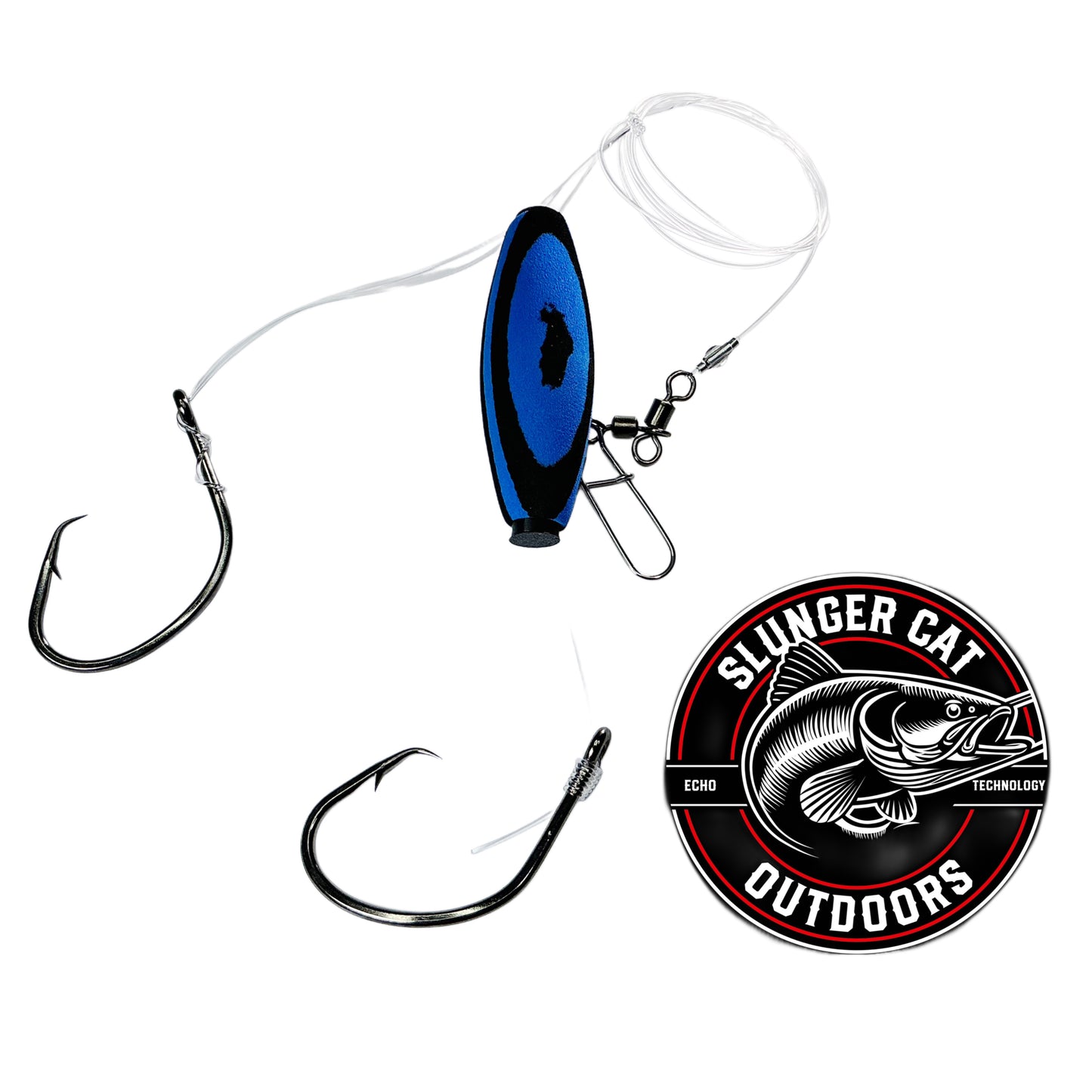 Slunger Cat Bullseye Double Hook Dragging Rig
