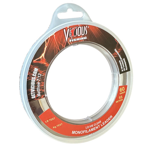Vicious, Mono Leader 60 Yard Spool