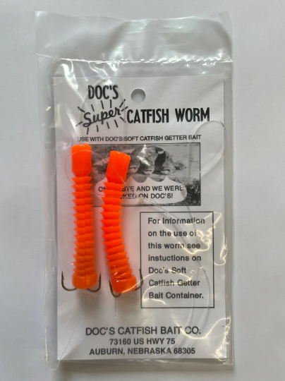 Doc's Super Catfish Worms (2 Pack),