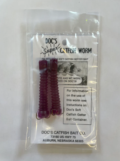 Doc's Super Catfish Worms (2 Pack),