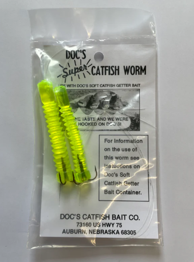 Doc's Super Catfish Worms (2 Pack),